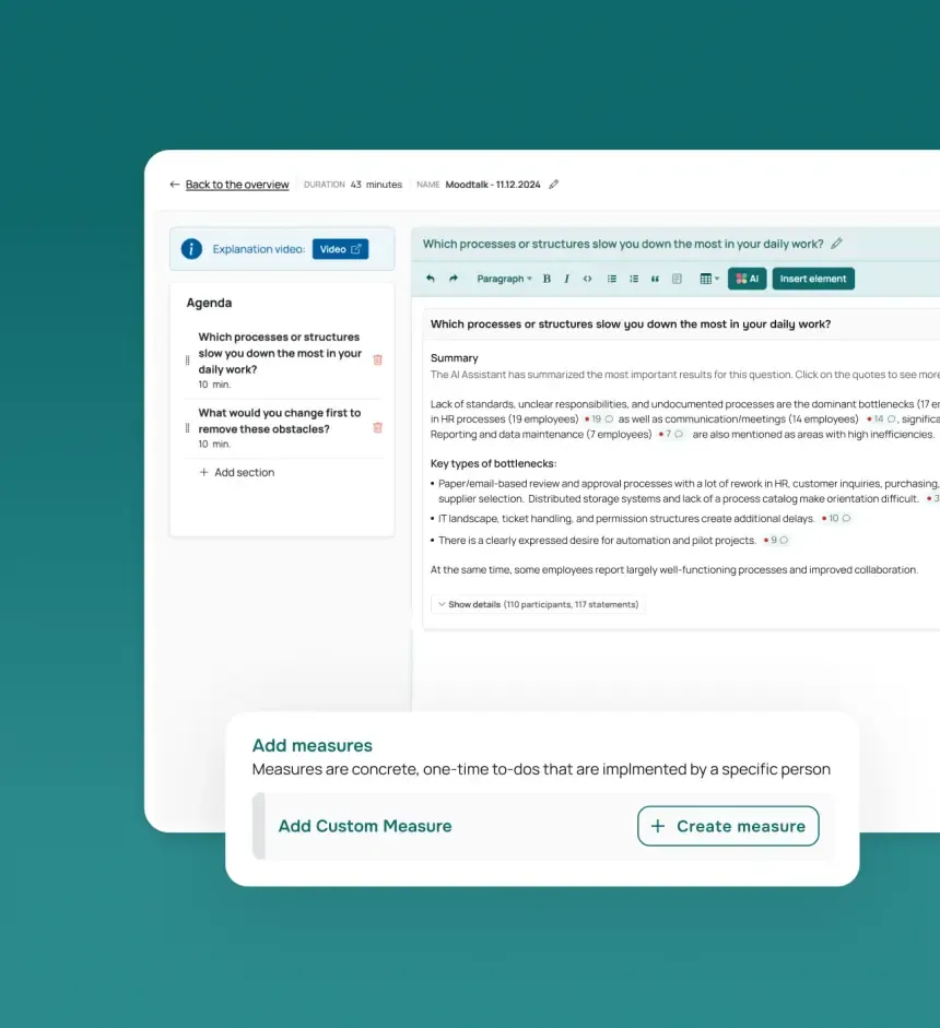Analysieren & verändern